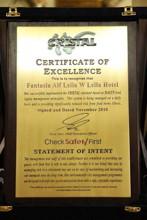 Auszeichnung Pickalbatros Alf Leila Wa Leila Resort - Neverland Hurghada