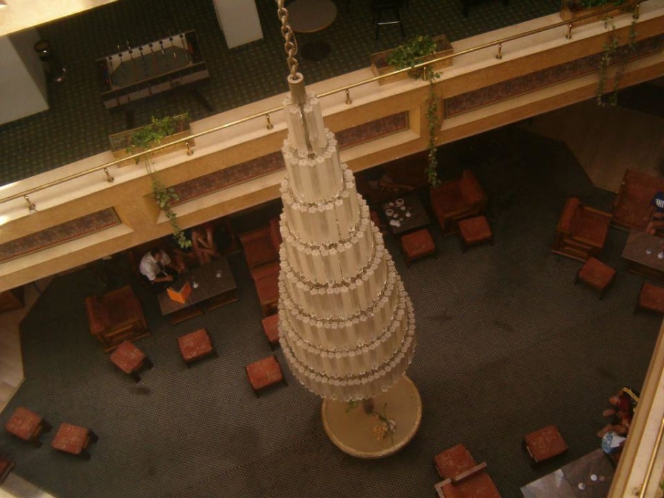 die Lobby von oben Beach Albatros Resort