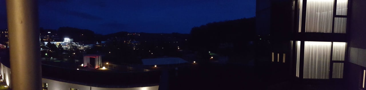 Panorama bei Nacht Hotel Stoiser