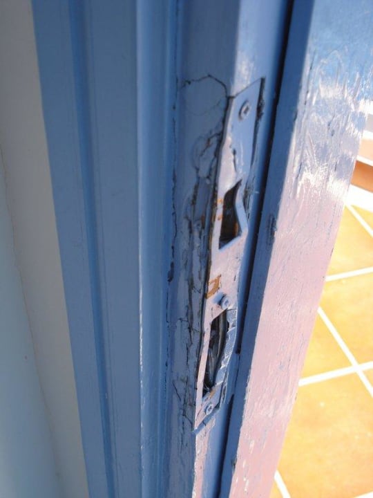 Aufgebrochene Zimmertür Mitsis Rodos Village