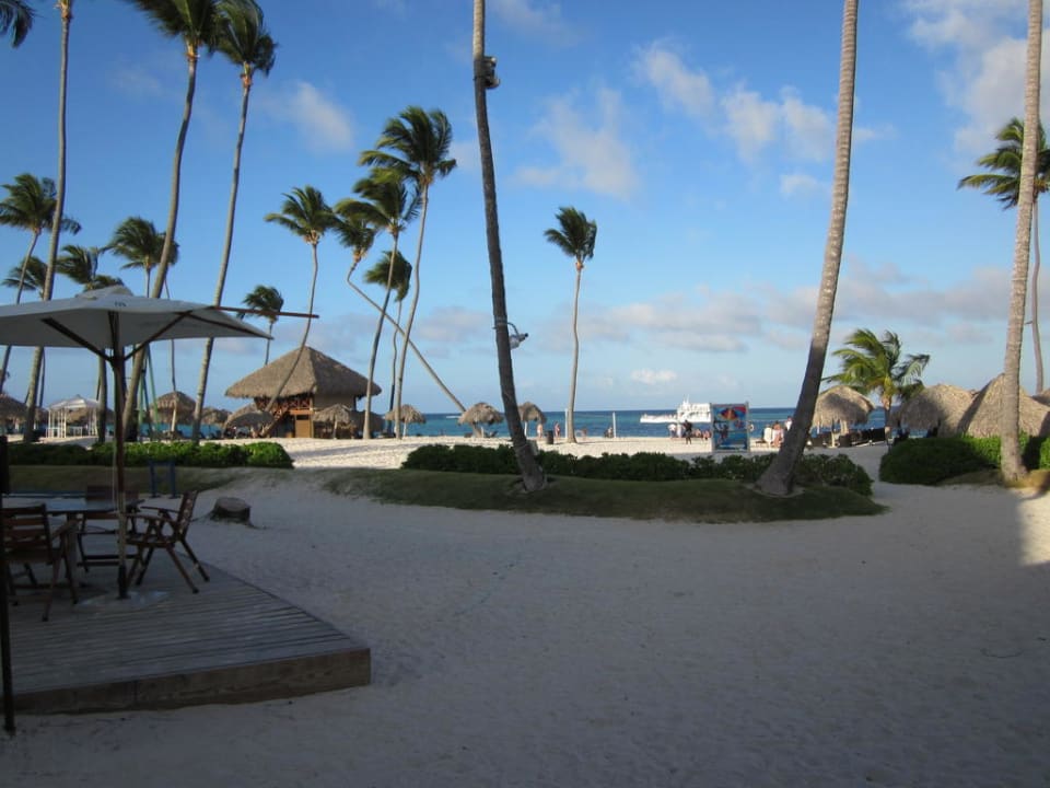 Blick auf den Hotel-Strand Dreams Royal Beach Punta Cana