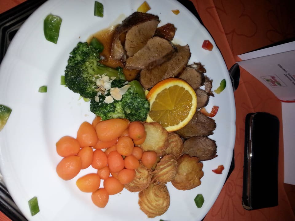 Hauptgang Candle-Light-Dinner Hotel Haus am Berg