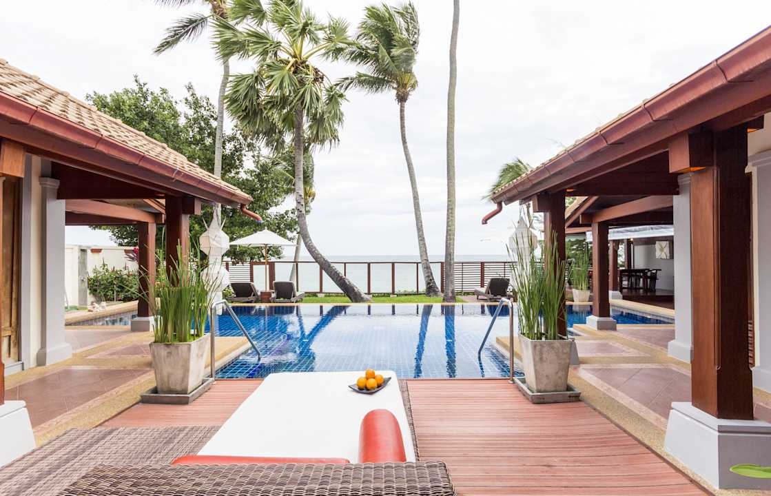 Beach Front Three Bedroom Pool Villa Pao Jin Poon Beach Front Villa