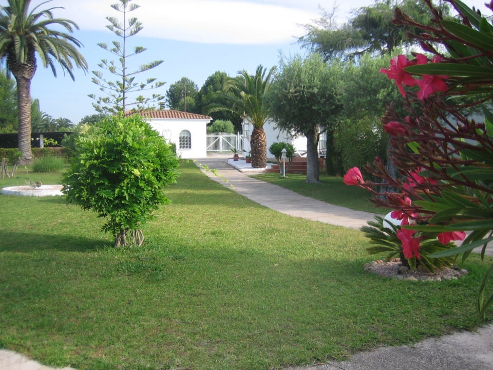 Weg zum Eingang/Ausgang Bungalow Park Colibri