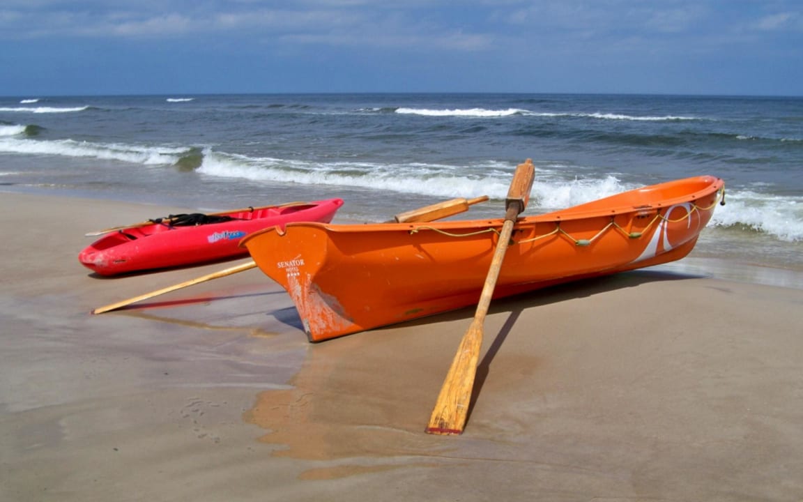 Rettungsboote, für den Fall der Fälle Hotel Senator