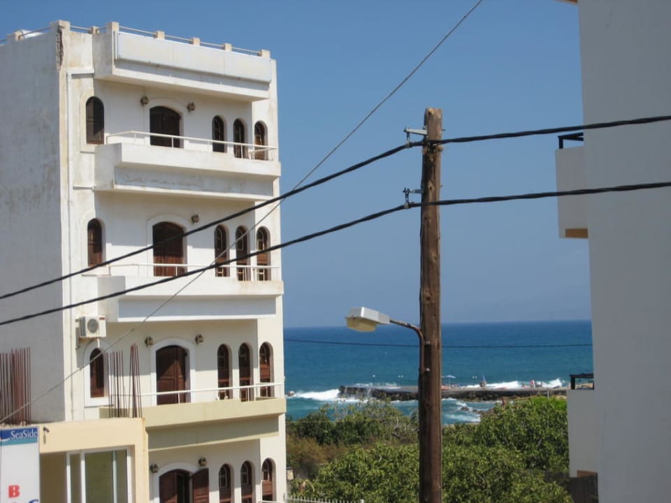 Ausblick aus dem Zimmer Glaros Beach Hotel