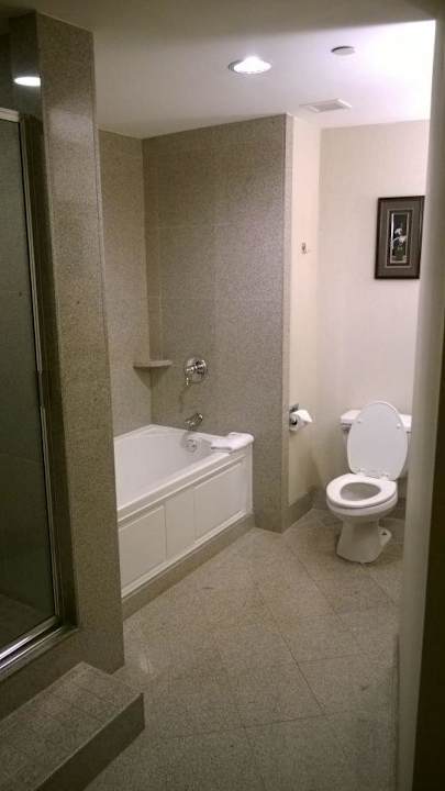 Riesiges Bad mit Wanne und Dusche Wyndham Garden Baronne Plaza