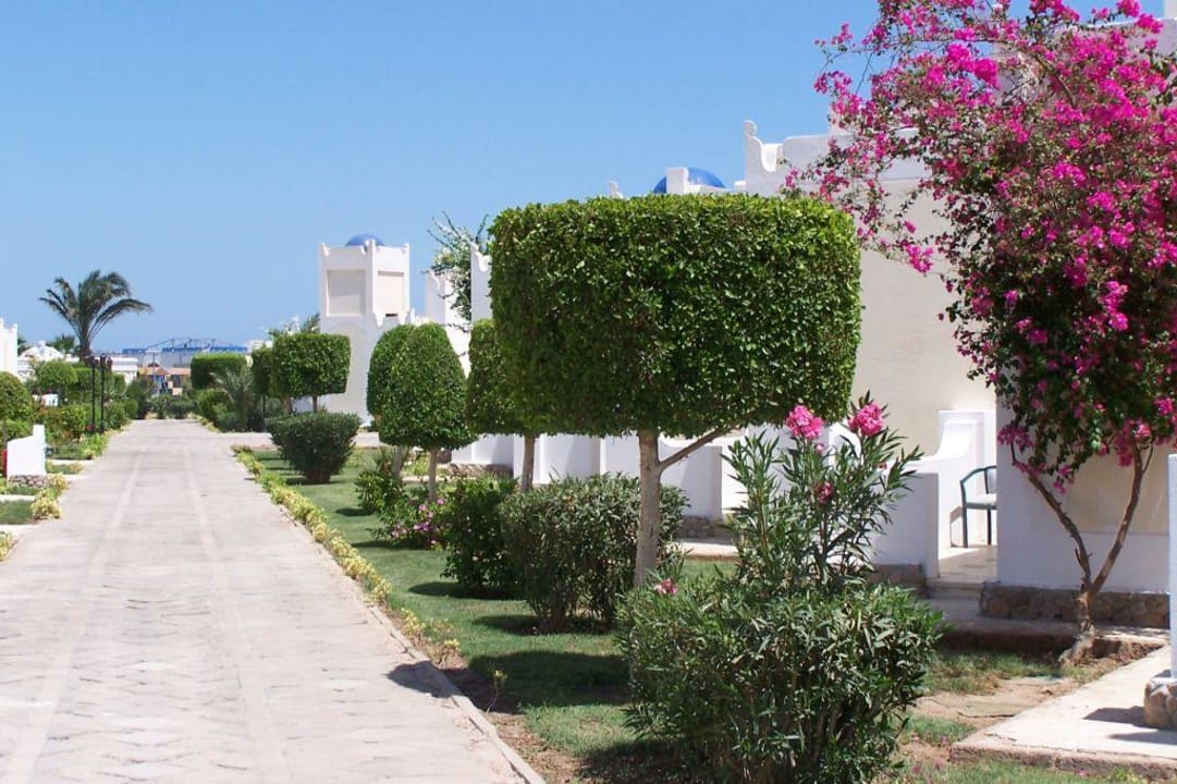 Weg mit Pflanzen Mirage Bay Resort & Aqua Park