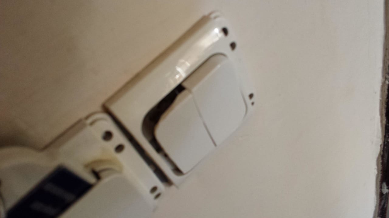 Eingang Lichtschalter Hotel Kleopatra Alis