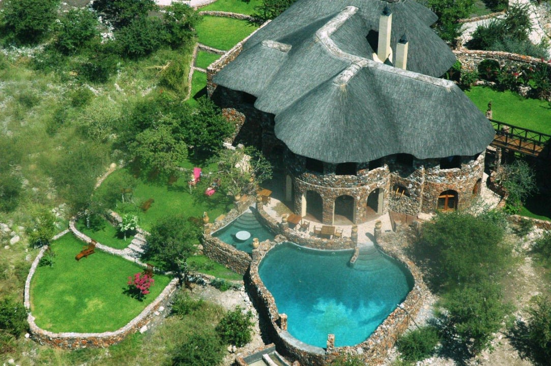 Birds eye view of the main building Hotel Eagle Lodge & Spa