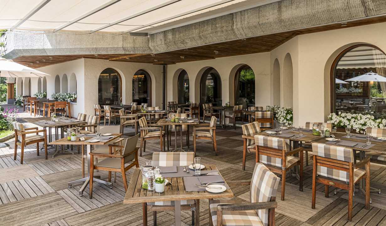 Gartenanlage Golfhotel Les Hauts de Gstaad