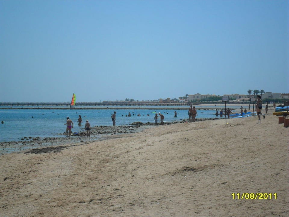 Strand bei Ebbe Jaz Makadi Saraya Resort