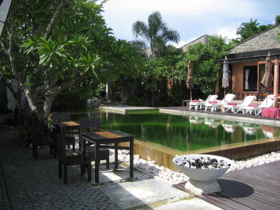 Pool vom Strand aus Punnpreeda Beach Resort