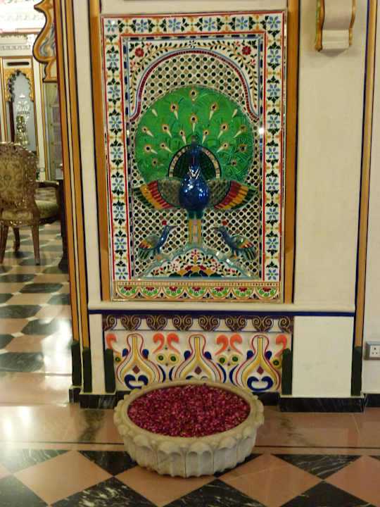 In der Lobby Hotel Chunda Palace