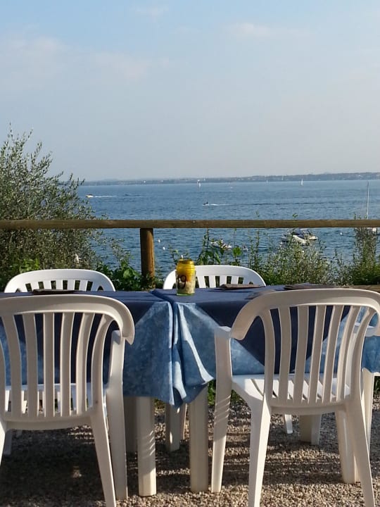 Ausblick vom platzeigenen Restaurant Camping Fontanelle