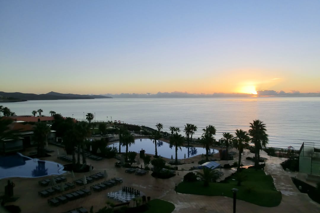 Sonnenaufgang vom Zimmer gesehen H10 Tindaya