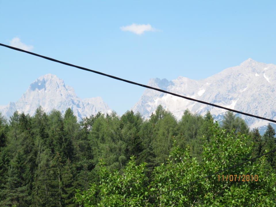 Blick vom Balkon Familienbauernhof Grossgrub