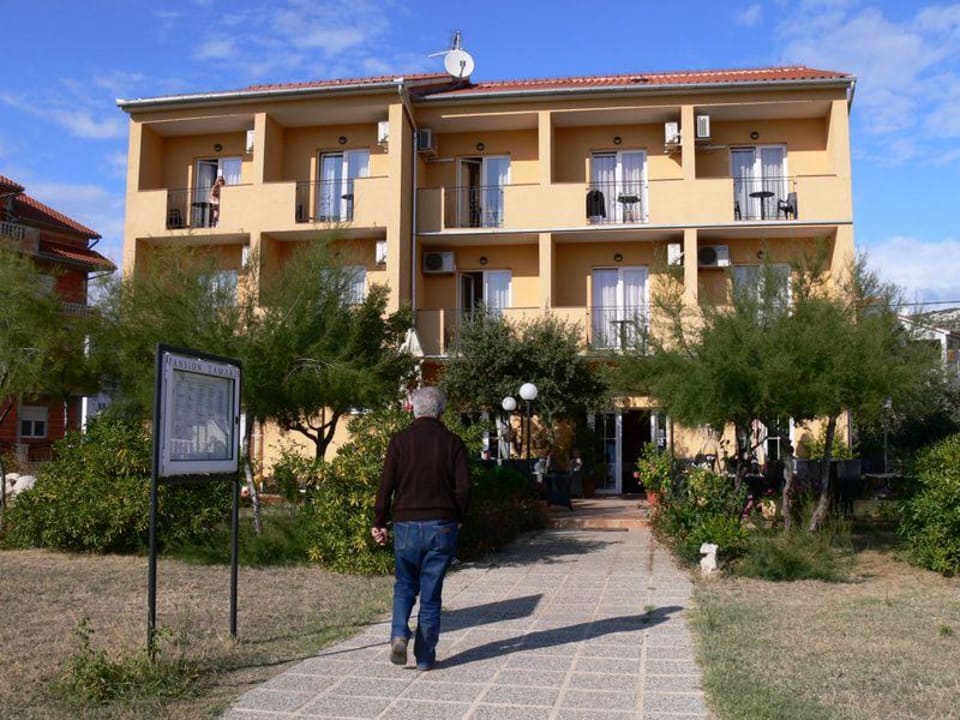 Meerseite der Pension Tamaris Pansion Tamaris