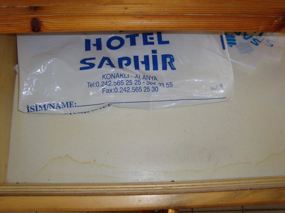 Schublade Saphir Hotel & Villas