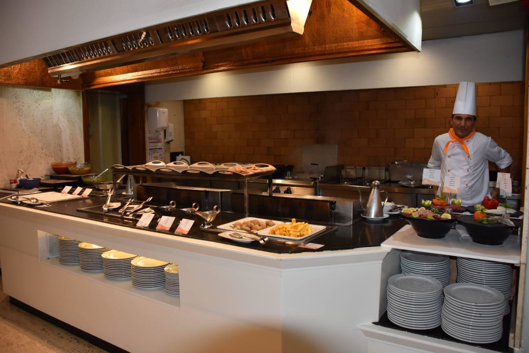 Grillbereich und Beilagen Hipotels La Geria