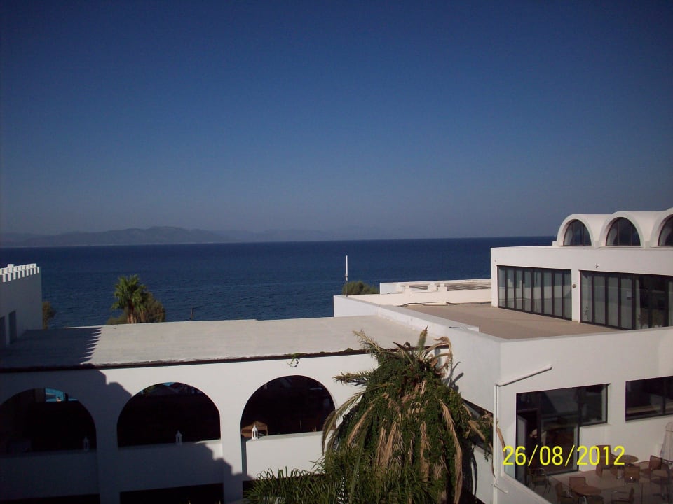 Blick vom Balkon Zimmer 1508 TUI BLUE Oceanis Beach and Spa Resort