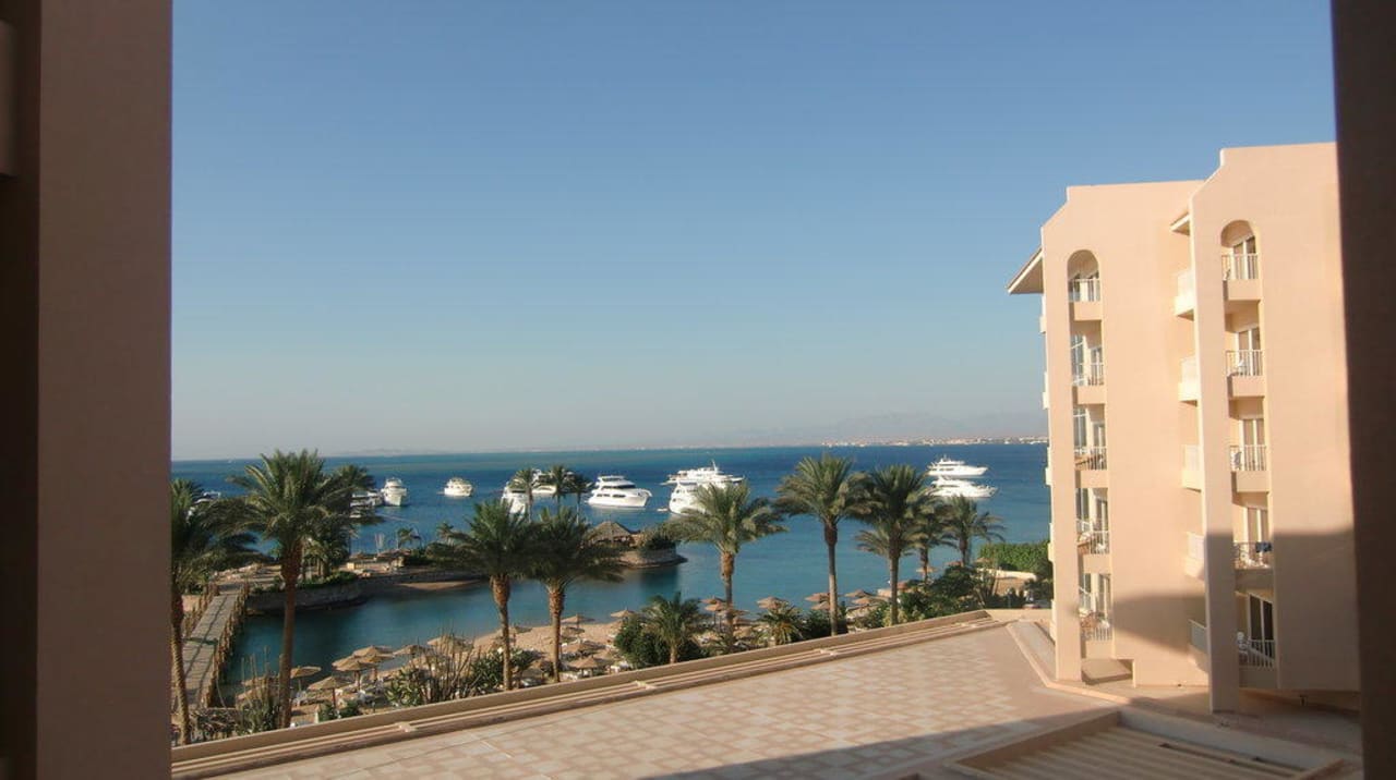 Ausblick aufs Meer Marriott Hurghada Beach Resort