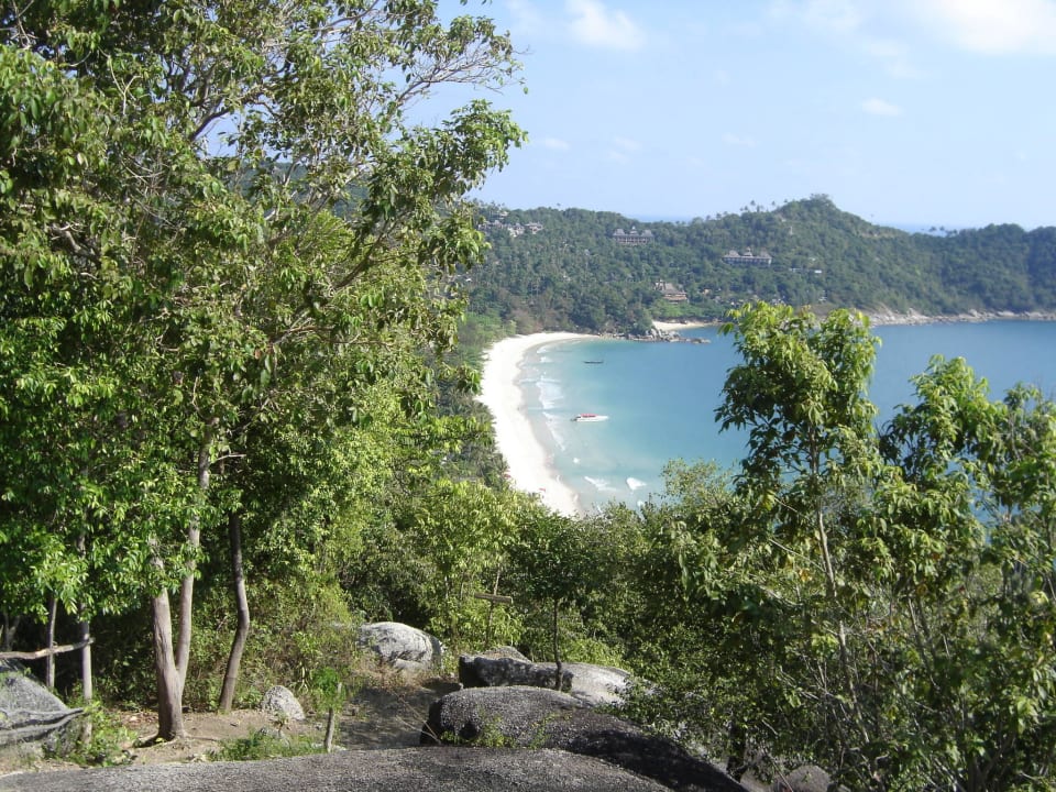 Der Hotelstrand..... Panviman Resort Koh Phangan