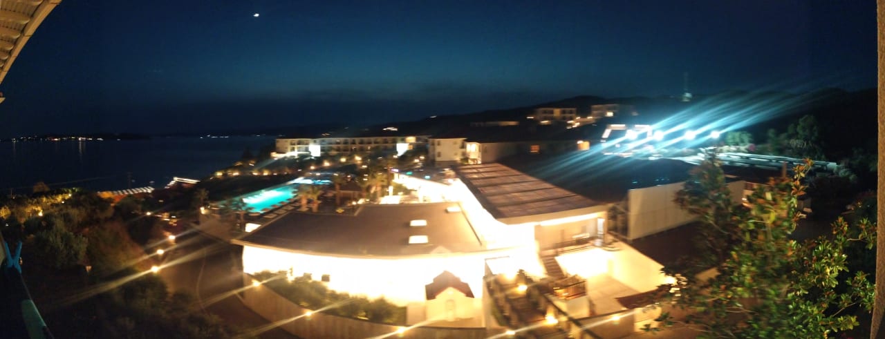 Ausblick Akrathos Beach Hotel