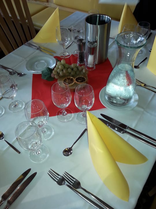 Tischdeko Aldiana Club Schlanitzen Alm