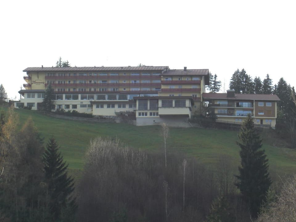 Blick vom Tal Hotel Tanneck