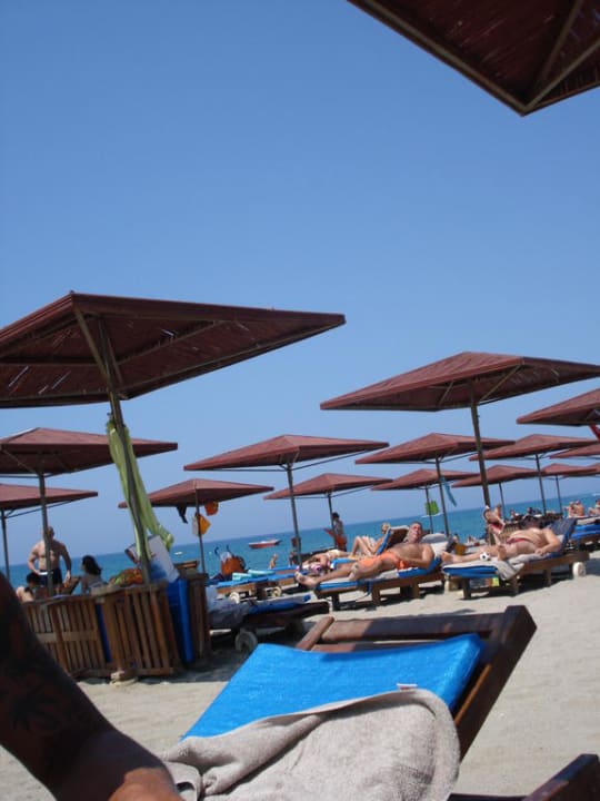 Liegen am Strand Ali Bey Club