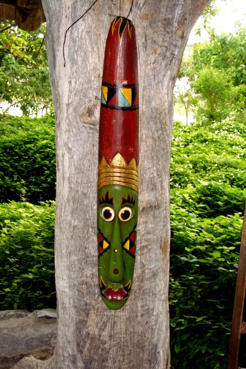 Deko im Restaurant Thamalakane River Lodge