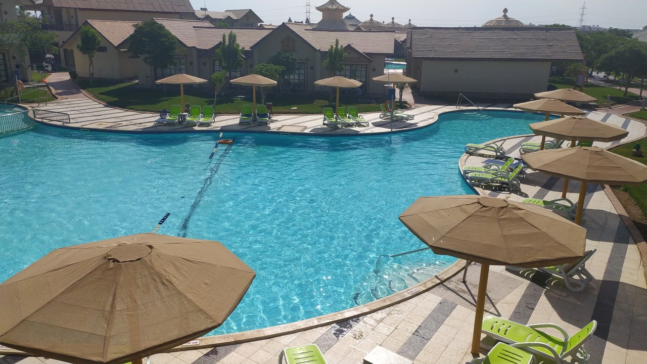 Ausblick Pickalbatros Jungle Aqua Park Resort - Neverland Hurghada