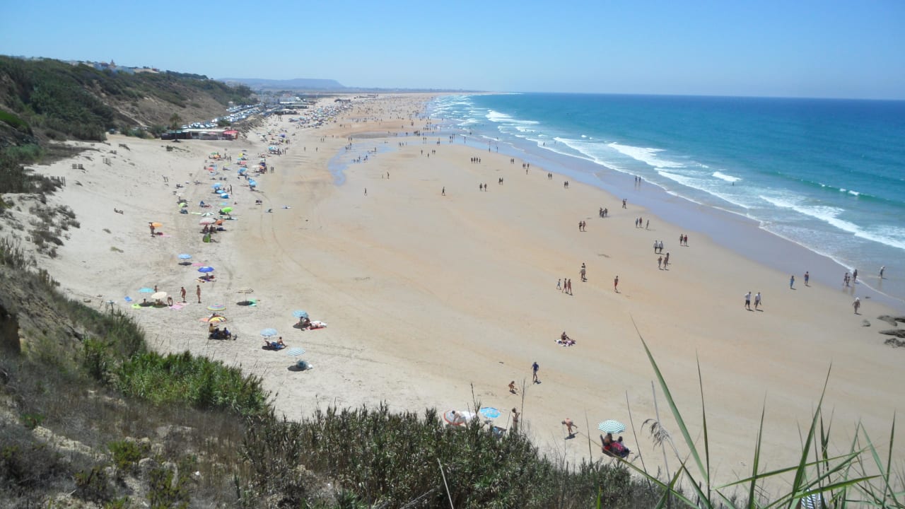 Hausstrand von Conil bei Ebbe Hipotels Gran Conil Hotel