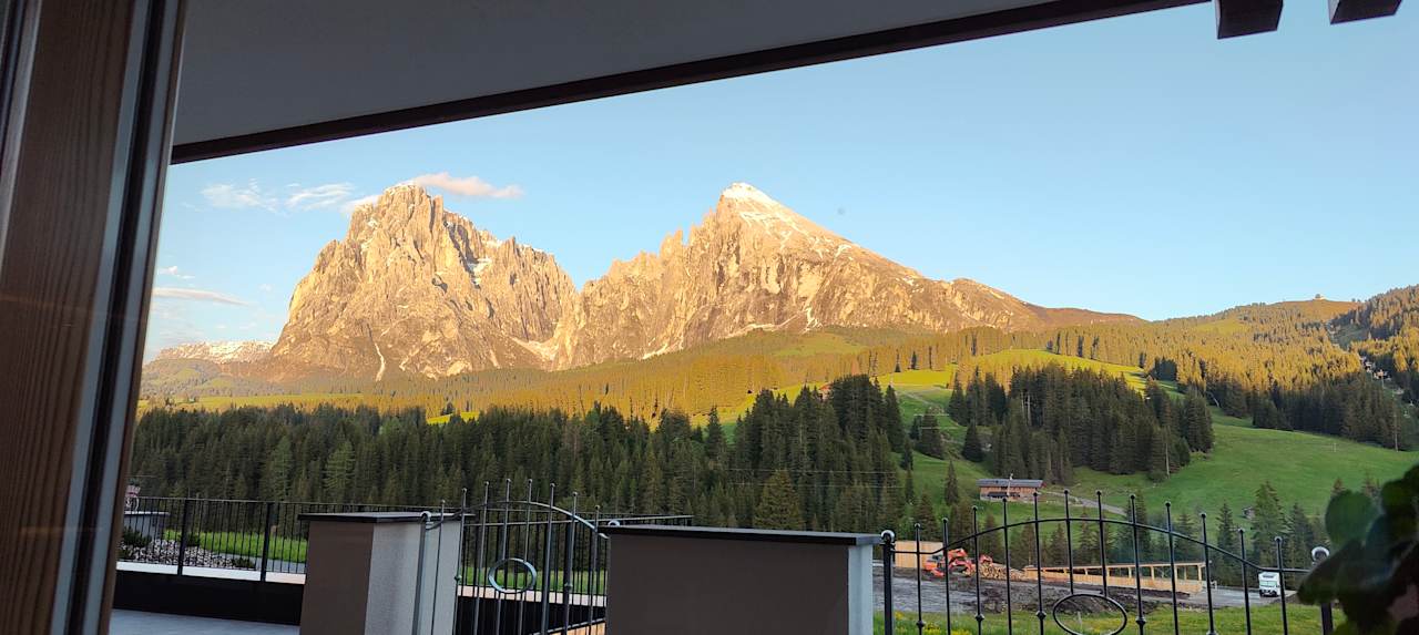 Ausblick Brunelle Seiser Alm Lodge