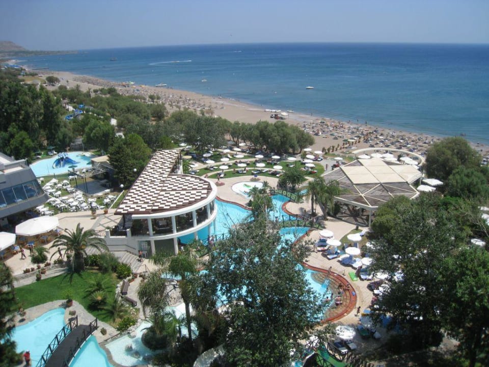 Vue du toit Hotel Calypso Beach