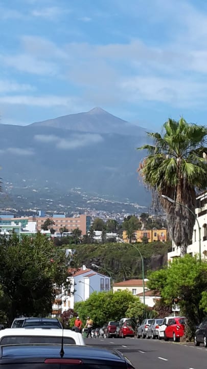 Blick vom Hotel auf den Teide Apartamentos Casablanca