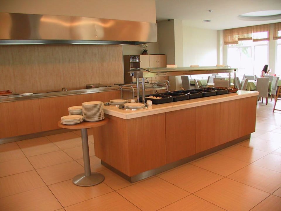 Eier,Speck und Würstchen zum Frühstück alltoura Club Hotel Poseidon Palace