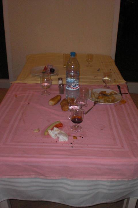 Schlachtfeld in milder Form Mahdia Beach & Aquapark