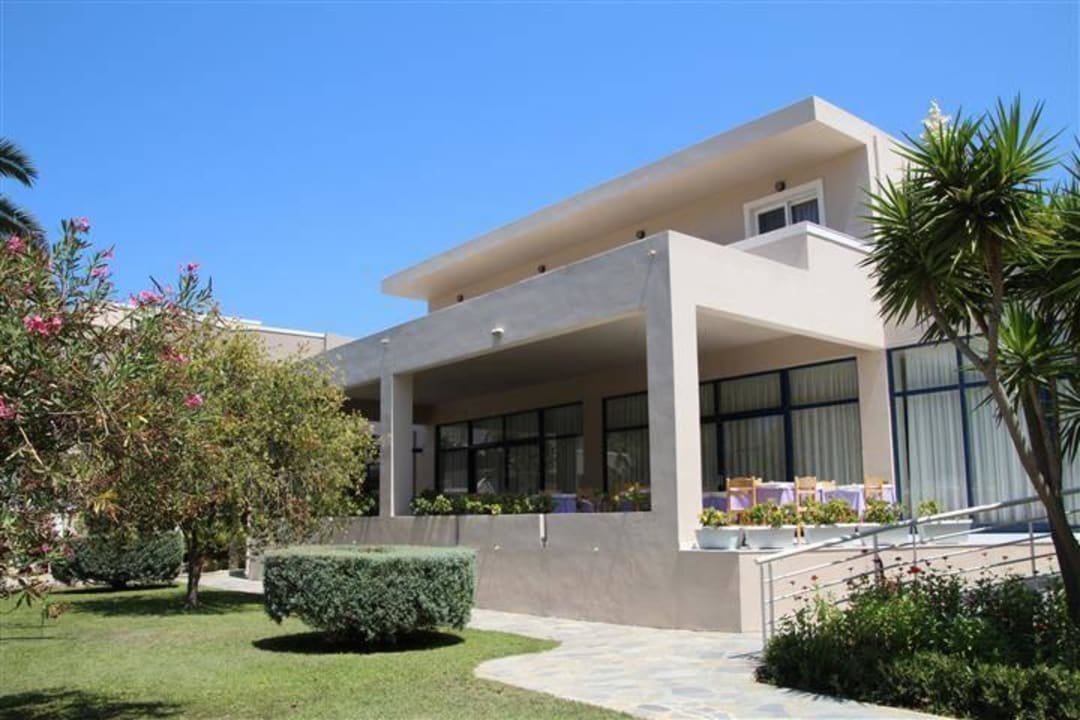 Blick aufs Restaurant Hotel Esperia