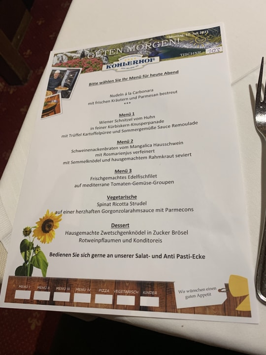 Gastro Hotel Kohlerhof