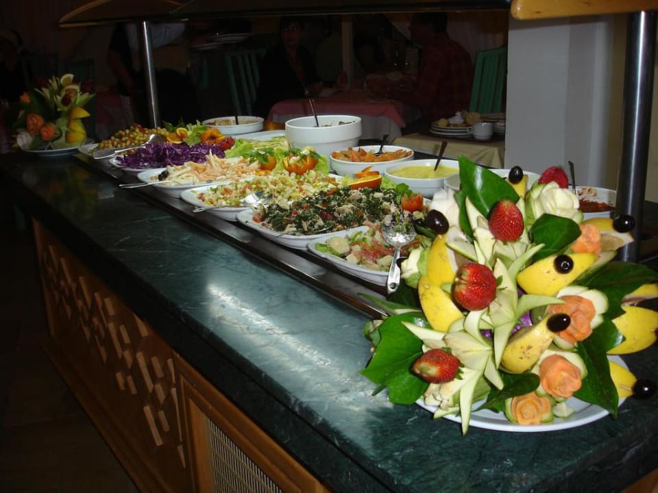 Sehr schönes reichhaltiges Büffet Mahdia Beach & Aquapark