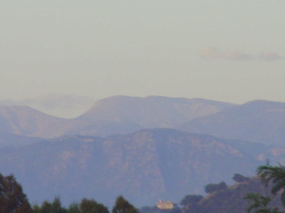 Blick auf die Berge Hotel Royal Garden Beach
