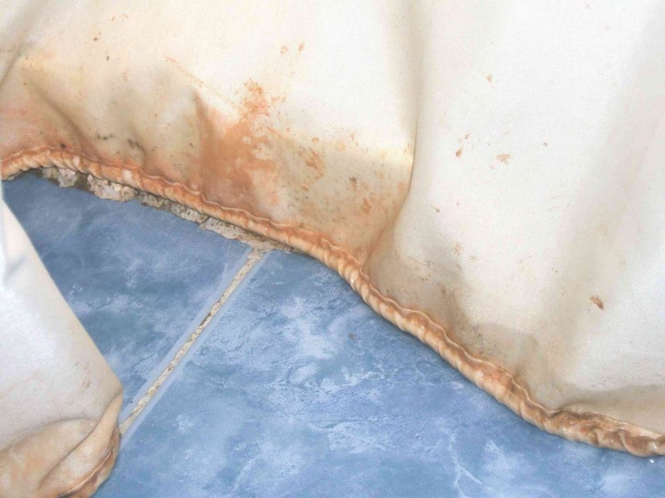 Schimmel im Badezimmer / ekeliger Duschvorhang Cataract Layalina Hotel Naama Bay