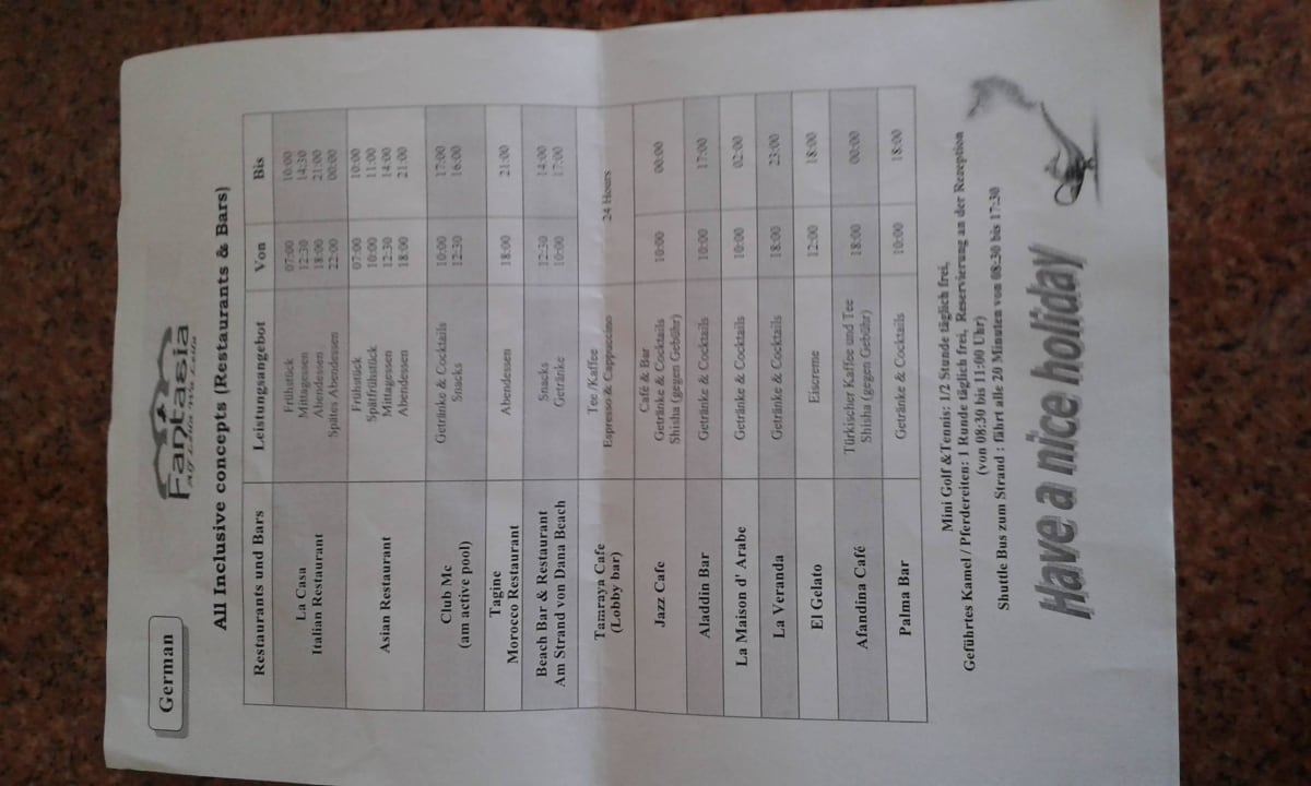 Restaurants, Cafés, Eisdiehle etc. Pickalbatros Alf Leila Wa Leila Resort - Neverland Hurghada