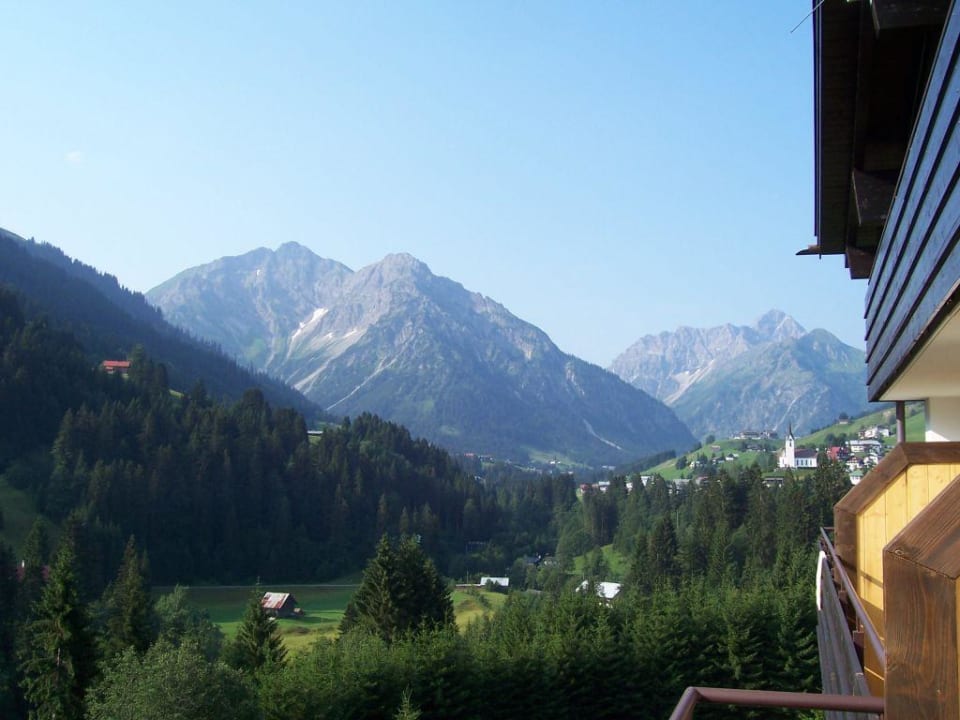 Blick vom Balkon Verwöhn- und Wellnesshotel Walserhof