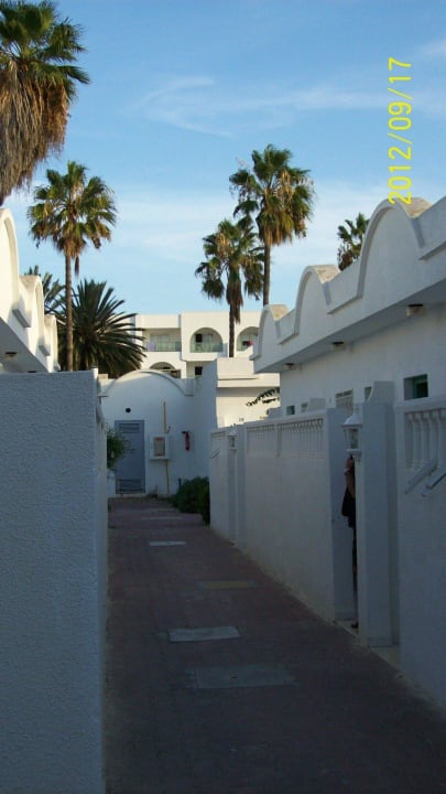 Gang zu den Bungalows El Mouradi Club Kantaoui