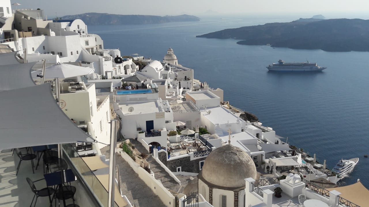 Ausblick Hotel Strogili