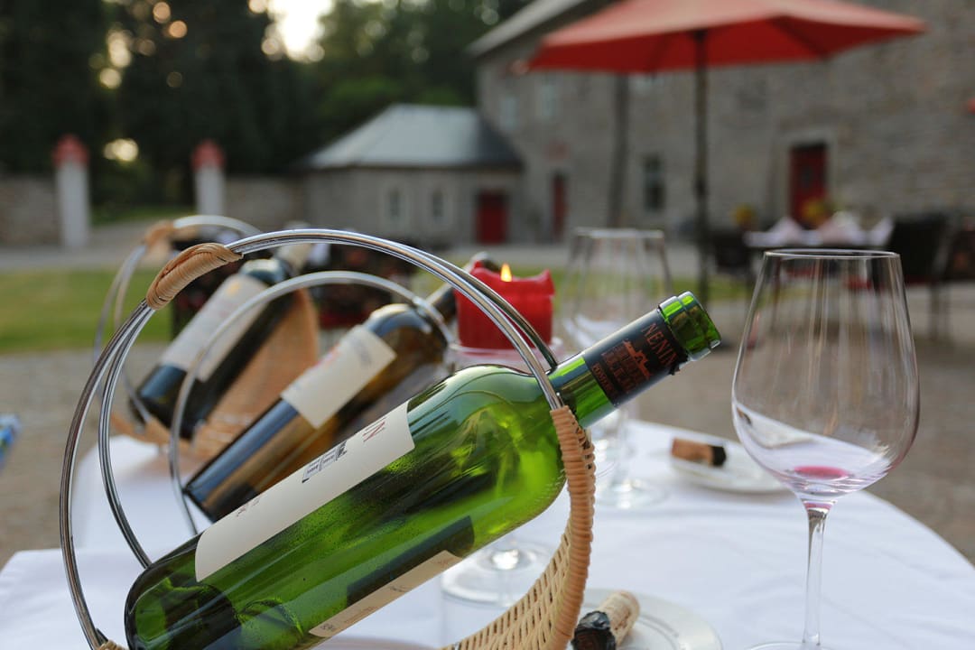 Castle courtyard Hotel Chateau Herálec