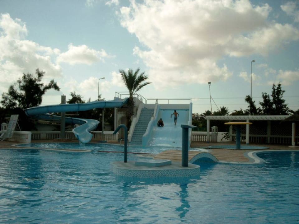 Der "Rutschenpool" Djerba Aqua Resort